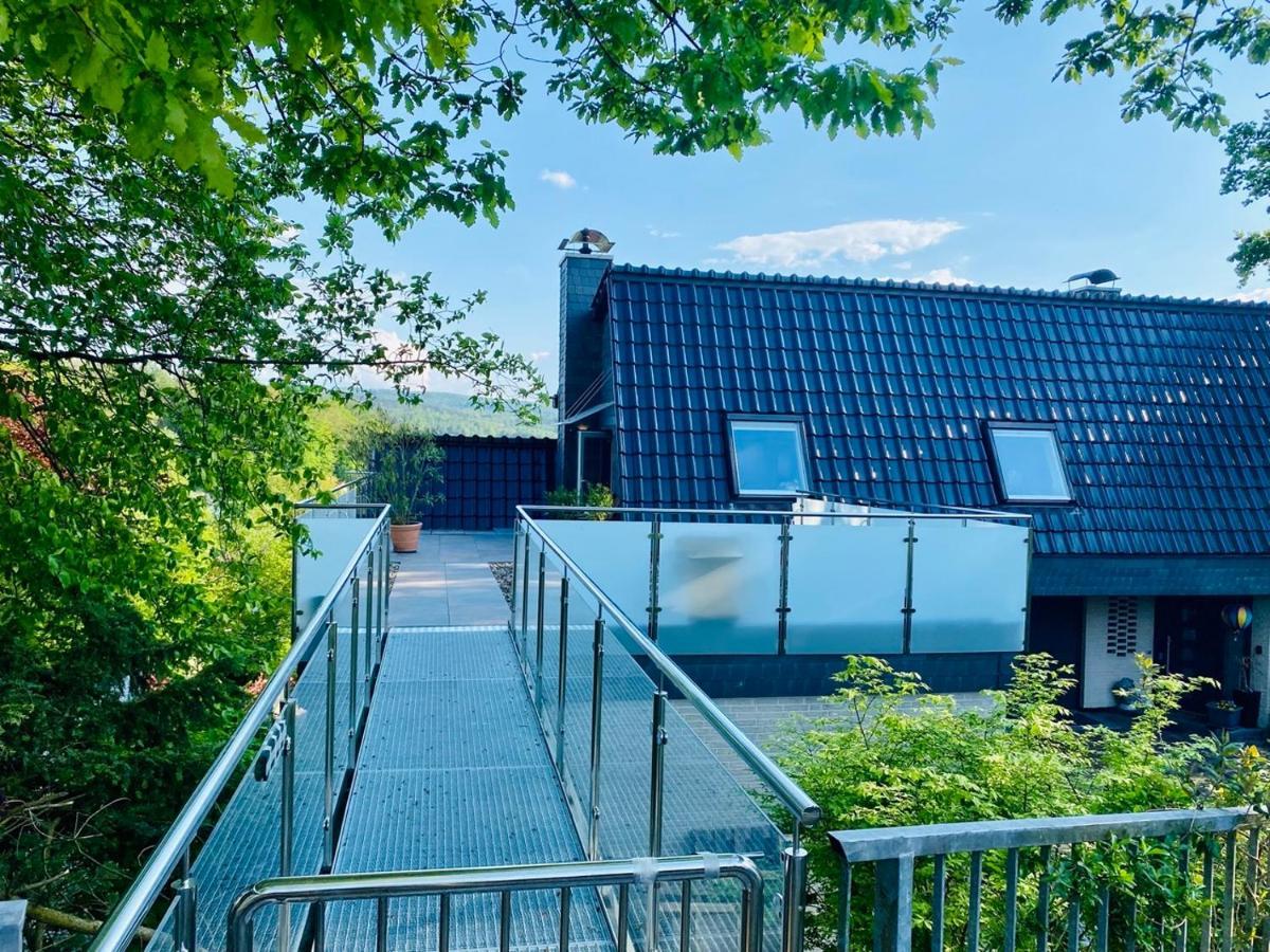 Ferienwohnung Waldblick Kaufungen Exteriör bild